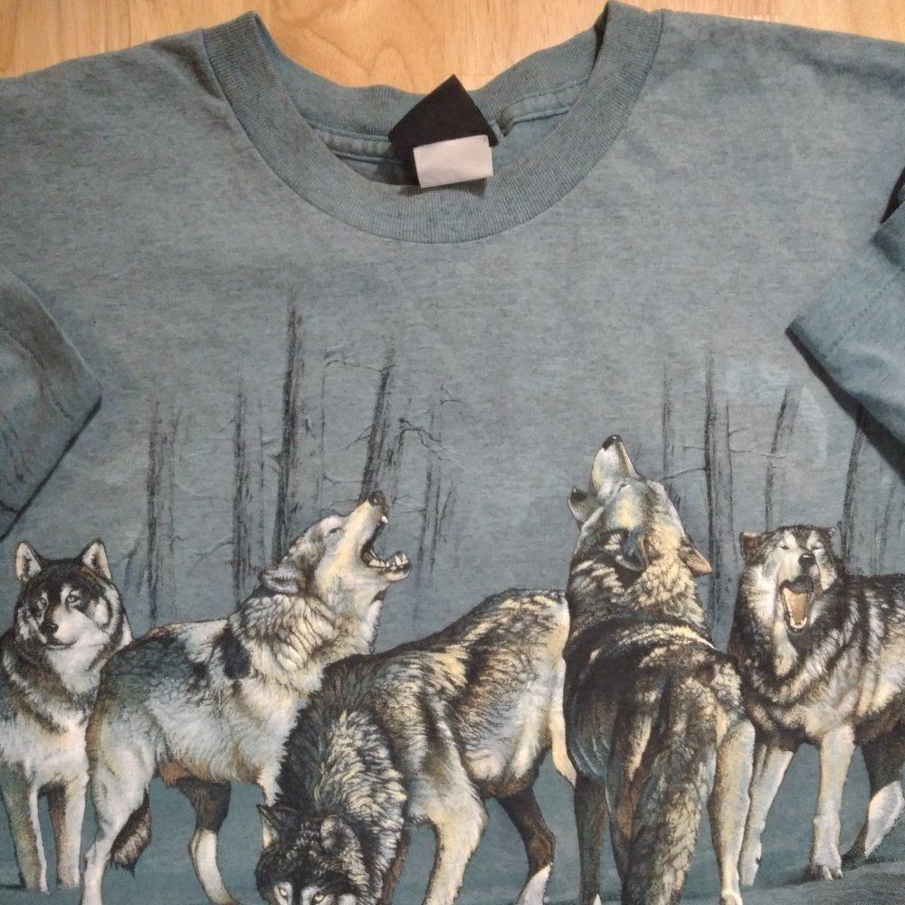 Vintage Habitat Winter Wolves AOP T-Shirt